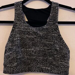 Lululemon Athletica Black and White Sports Bra
